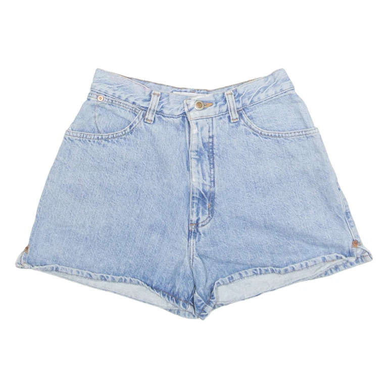 NUOVO High Waisted Womens Denim Shorts Blue XS W26