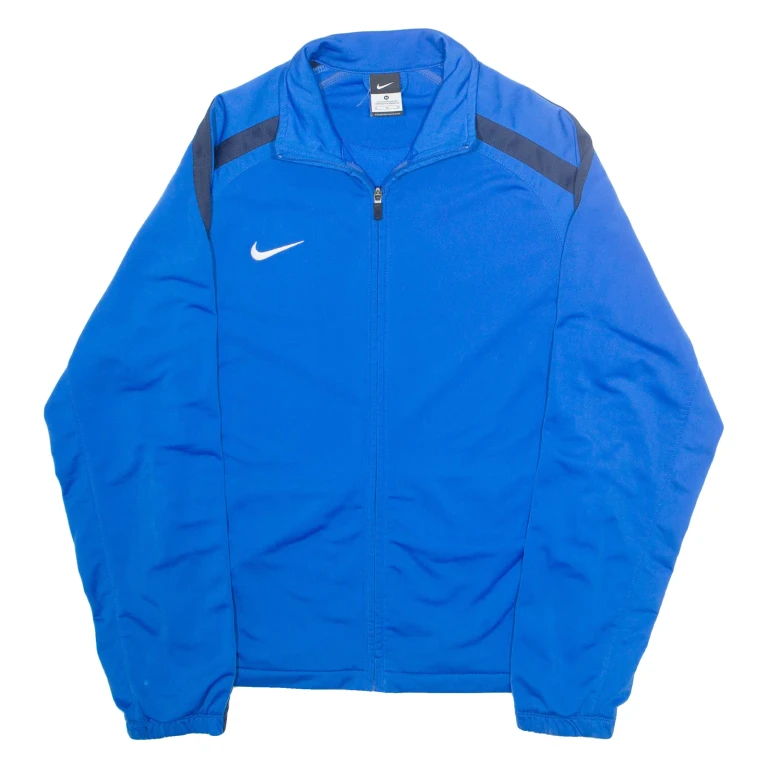 NIKE Mens Track Jacket Blue M