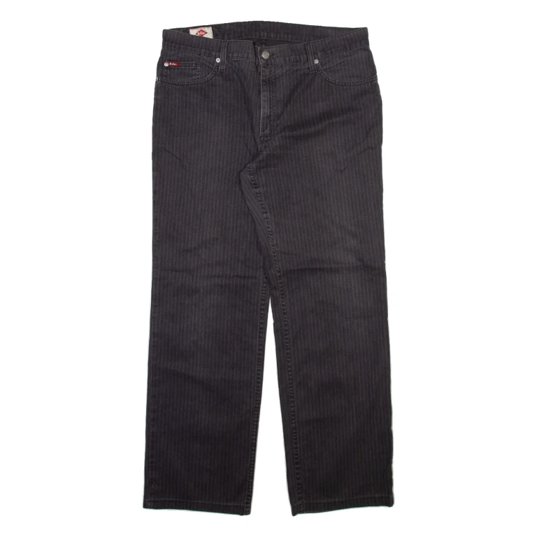 LEE COOPER Mens Trousers Grey Regular Straight W34 L30