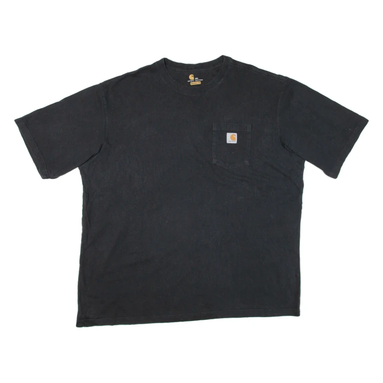 CARHARTT Mens T-Shirt Black 2XL
