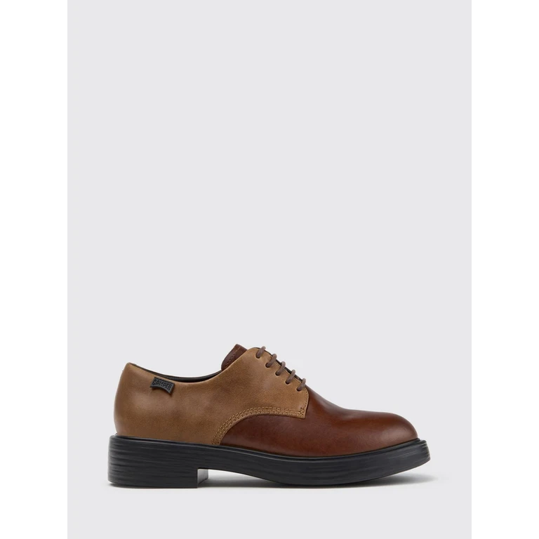 Two-Tone Twins Derby Shoes in Calfskin with XL Extralight Sole (K201684-031TWINS0)