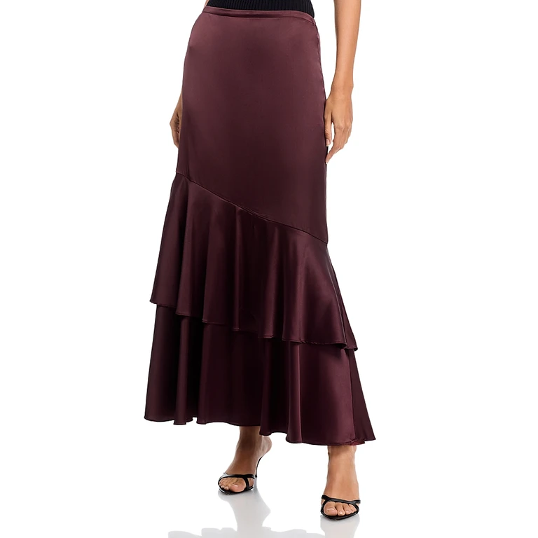 Area Stars Tiered Maxi Skirt