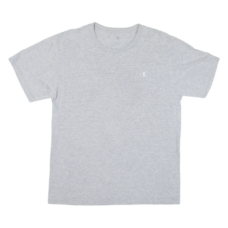 CHAMPION Mens T-Shirt Grey S