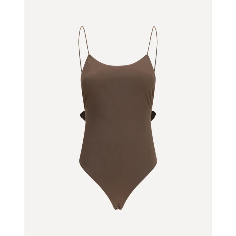 JACQUEMUS Cabana One-Piece Swimsuit with ruffles Female M