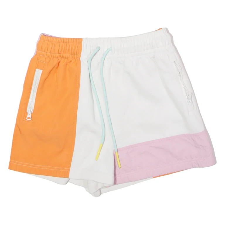 LACOSTE Womens Sports Shorts White Colourblock XS W24