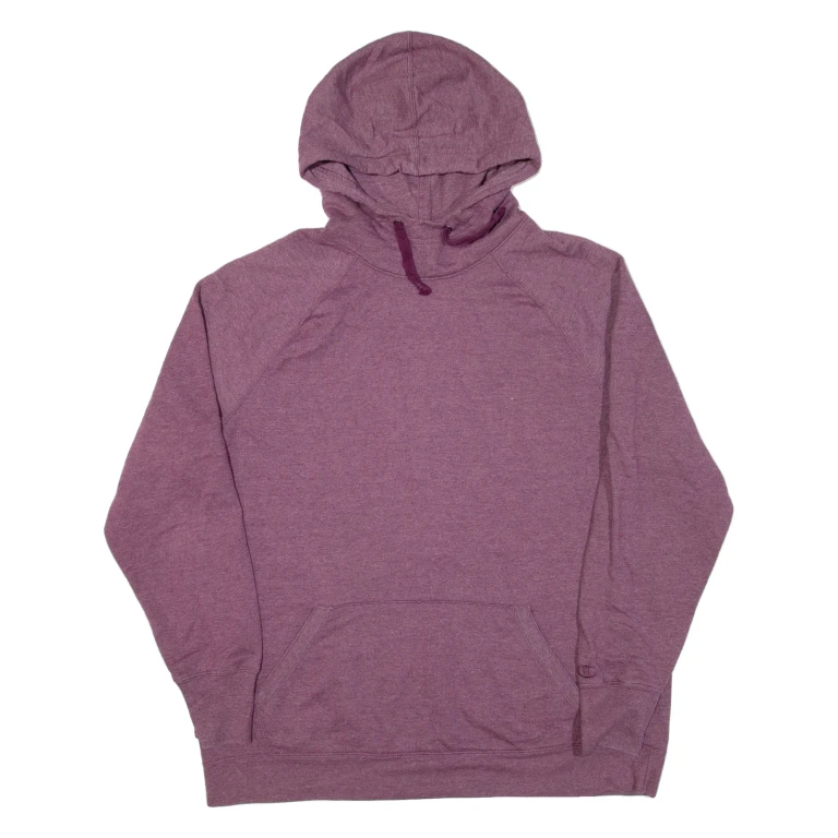 CHAMPION Womens Purple Hoodie 2XL
