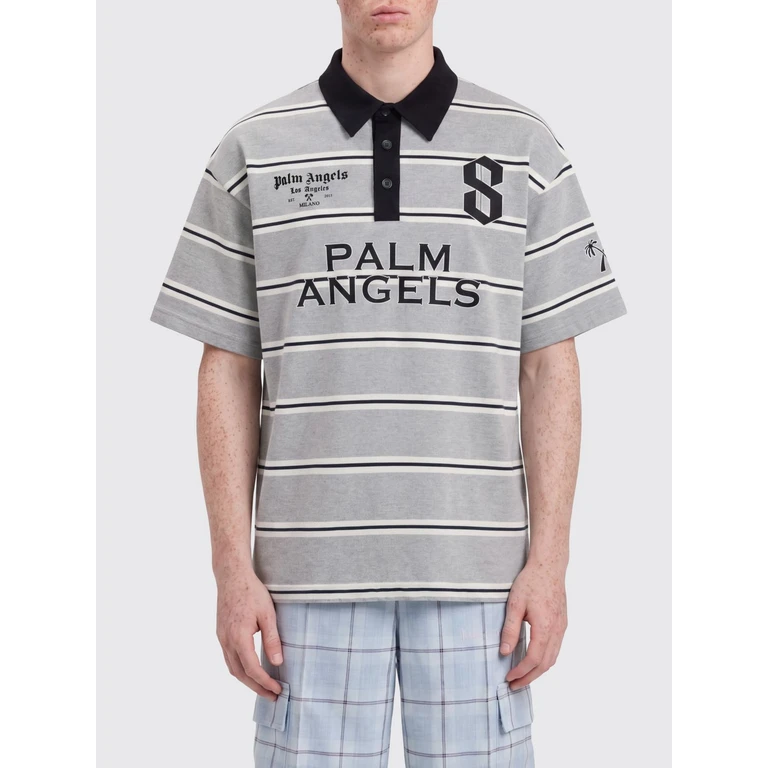 Polo Shirt Men color Grey (PMGB02CS26FAB0010810)