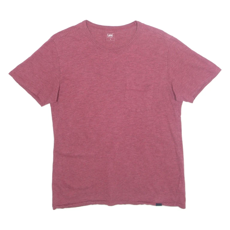 LEE Mens T-Shirt Red S