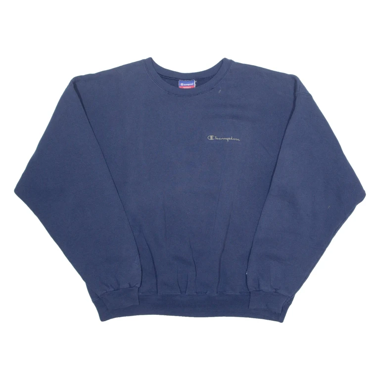 CHAMPION Mens Sweatshirt Blue XL