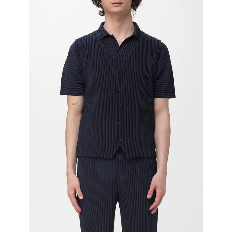 HOMME PLISSE' ISSEY MIYAKE Suit Vest Men color Blue (HP66JE51175)