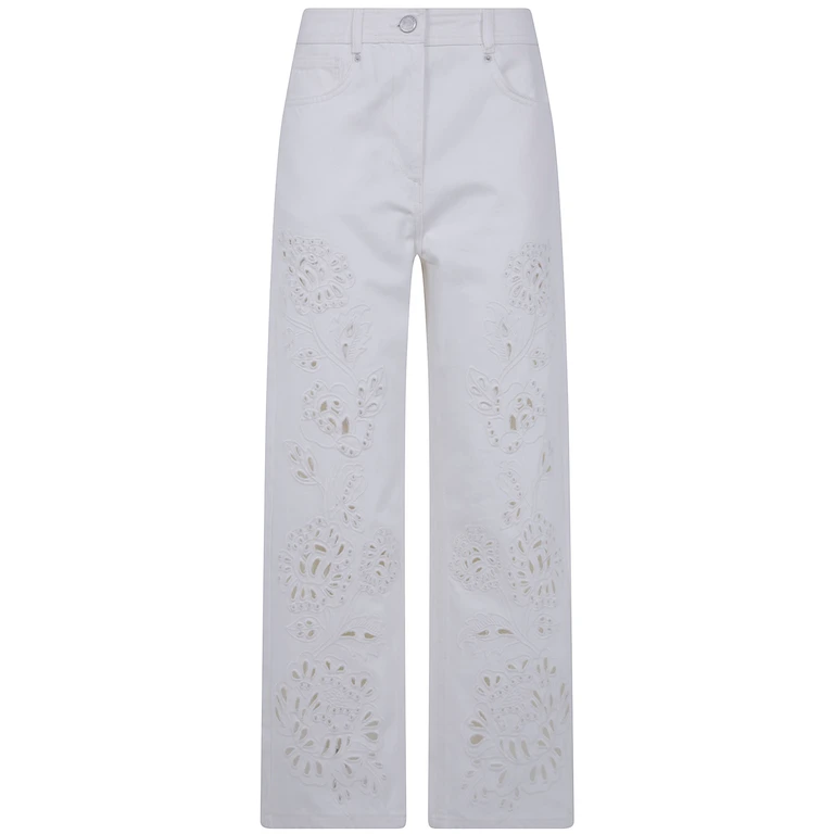 Pants Floral Design "Richelieu"