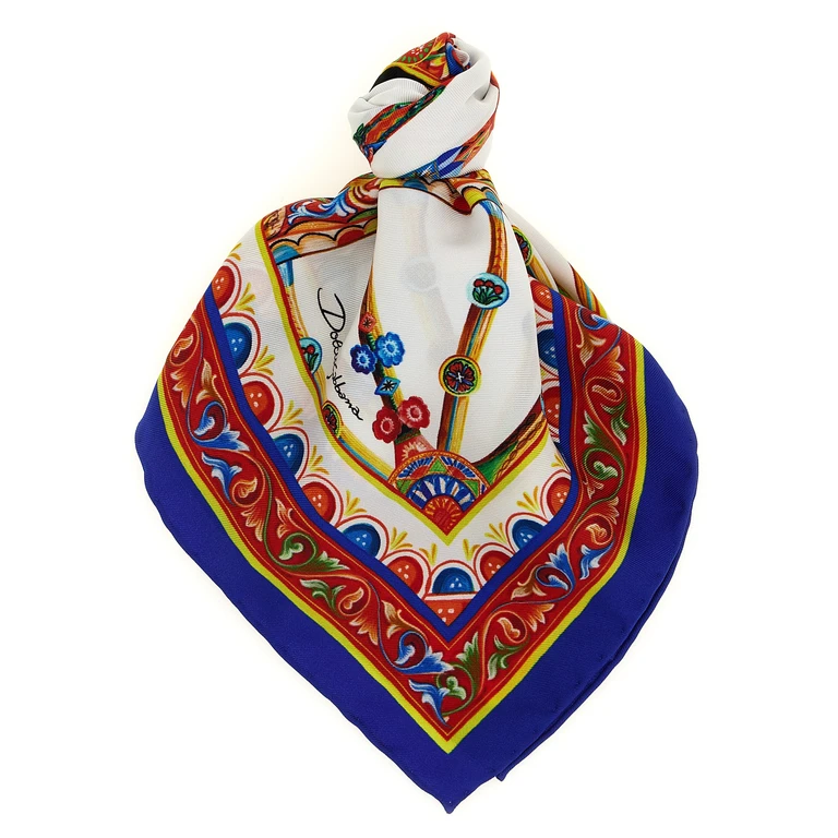 Multicolor Silk Scarf - Women