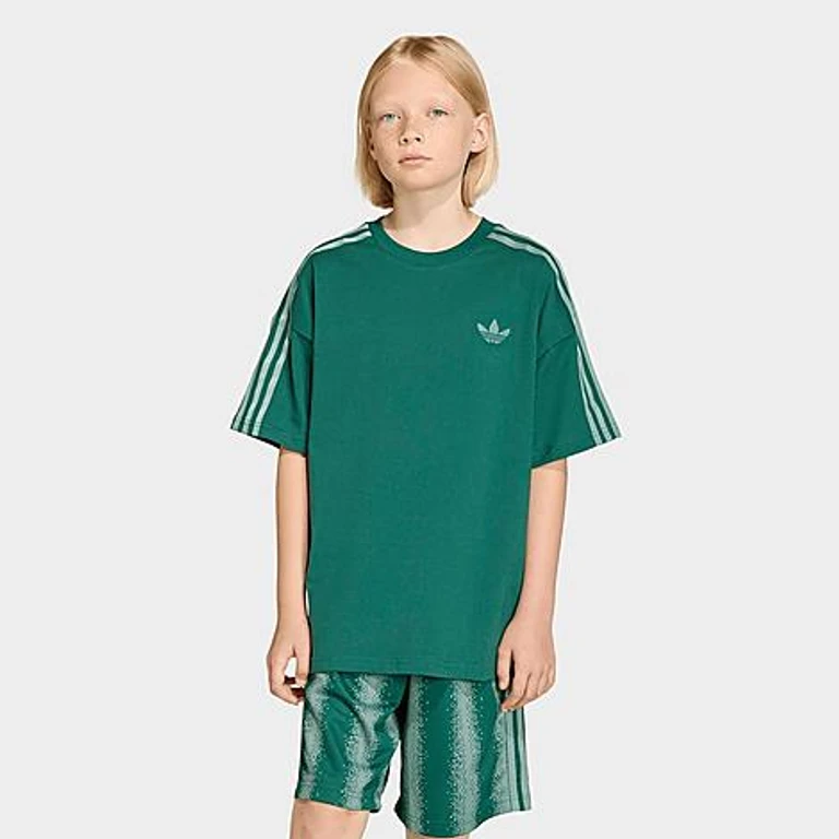 Big Kids Originals x Minecraft Loose Batwing T-Shirt in Collegiate Green Size: XS