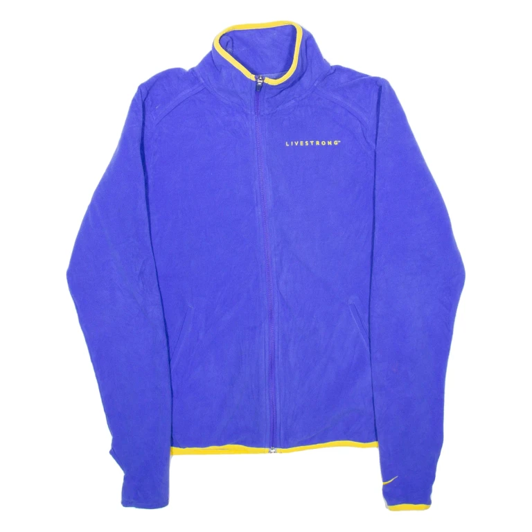 NIKE Livestrong Womens Fleece Jacket Purple M