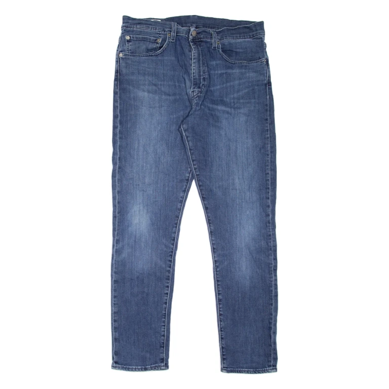 LEVI'S 512 BIG E Jeans Mens Blue Slim Tapered Stone Wash W30 L30