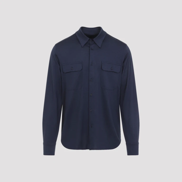 TOM FORD - Tom Ford Bland Military Shirt