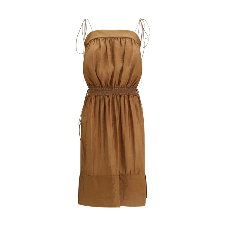 Saint Laurent Beige Polyester Casual Dress - Women