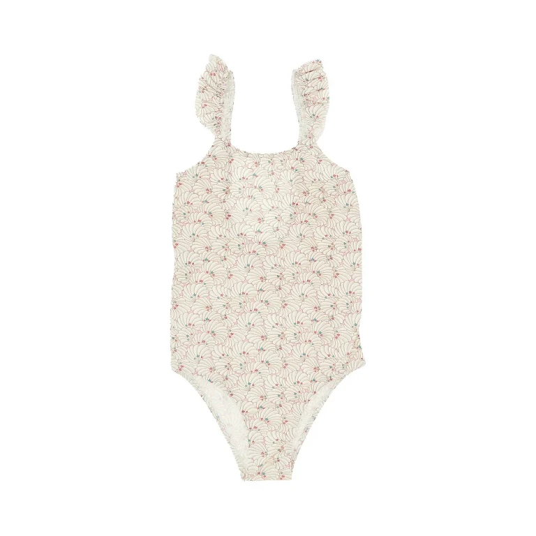 PESCIOLINO ROSSO Printed Lycra swimsuit Kids 8Y