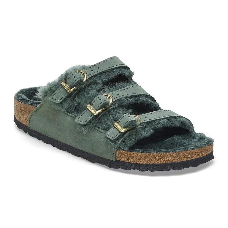 Unisex Florida Fresh Shearling Nubuck Leather Thyme