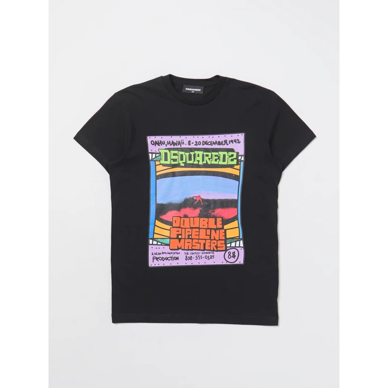 T-Shirt Kids color Black (DQ2374D00MMDQ900)