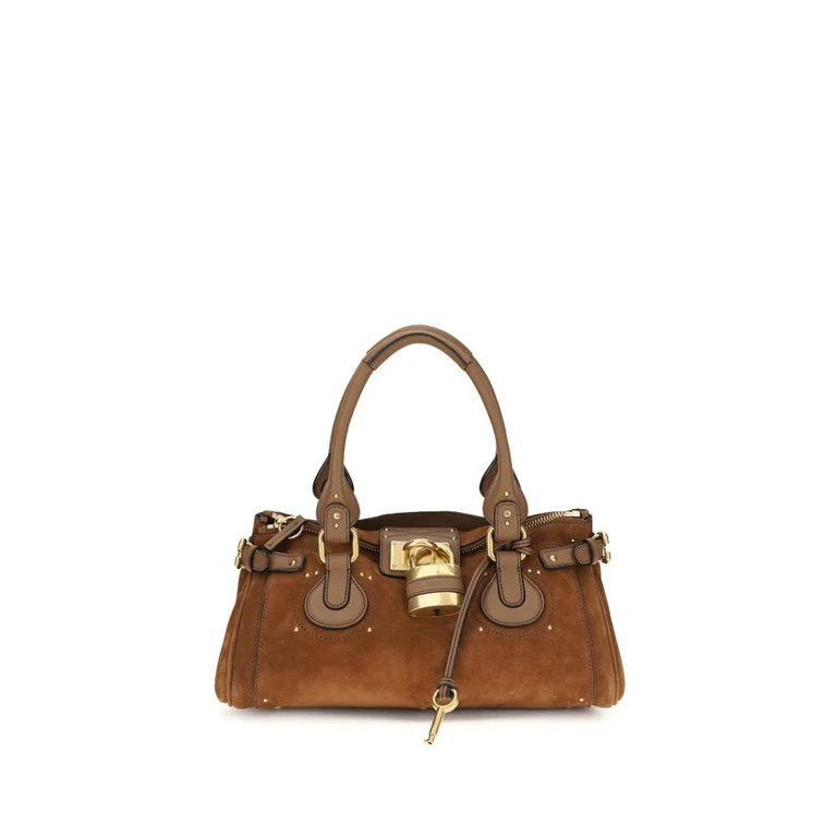 Chloé Brown Calf Leather Bos Taurus Handbag Bag - Women