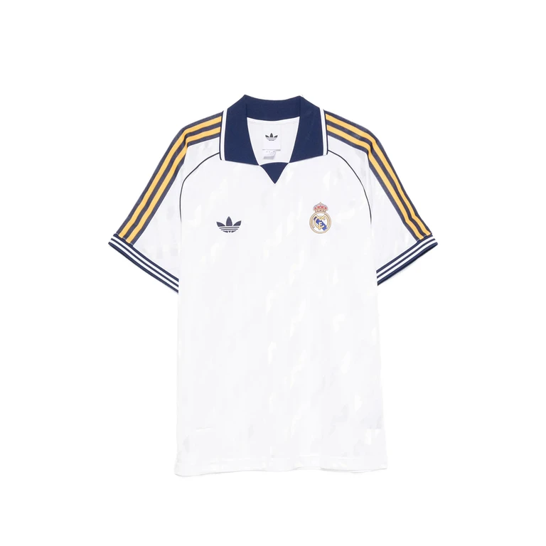 Adidas Real OG Logo-embroidered Striped T-shirt