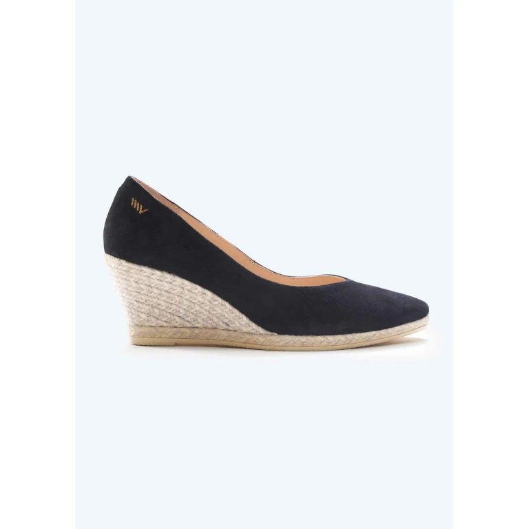 Roses Limited Edition Suede V Cut Espadrille Wedges