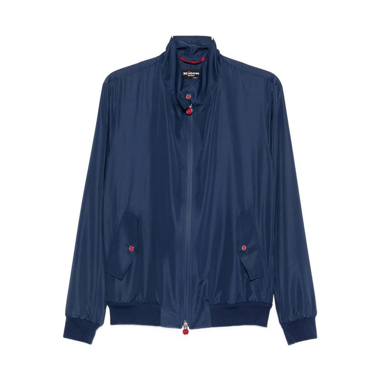 Kiton Bomber - Bleu (UBLM03K0741H13005)