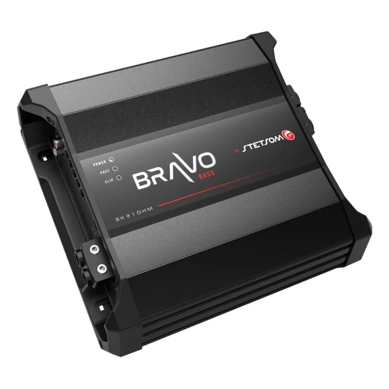 Bravo BASS 3000 1 Ohm Mono Subwoofer Car Audio Amplifier