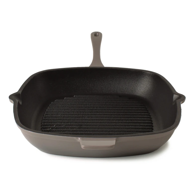 Neo Cast Iron Square Grill Pan 11", Oyster