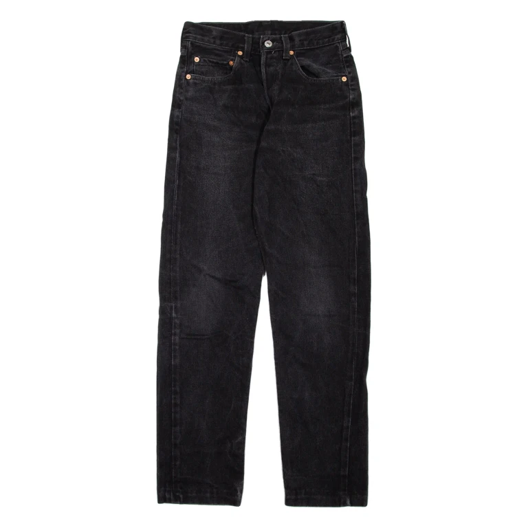 LEVI'S 536 08 Womens Jeans Black Regular Mom 90s W24 L32