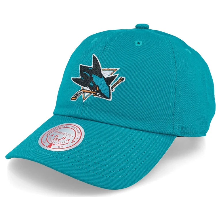 Men's NHL Team Ground 2.0 Dad Strapback Sharks Hats