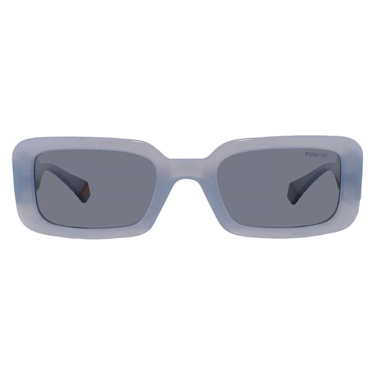 Polaroid Polarized Blue Rectangular Ladies Sunglasses PLD 6208/S/X 0MVU/C3 52