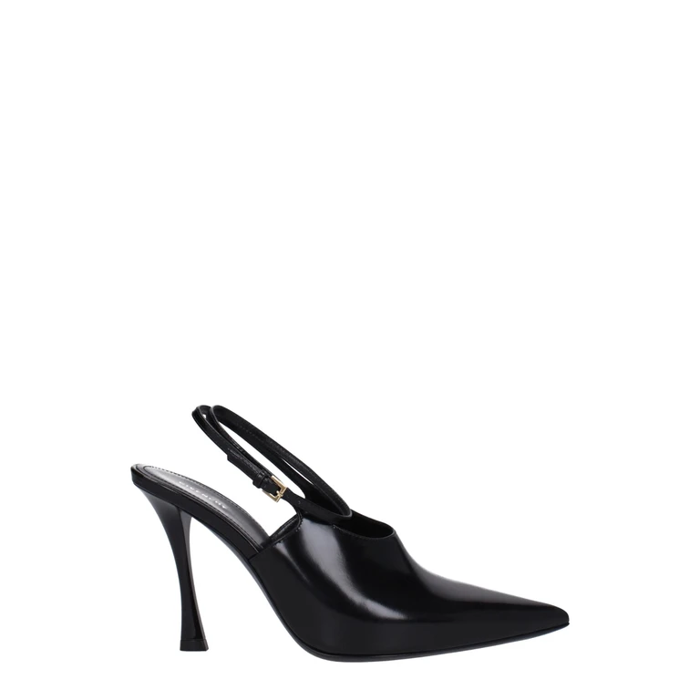 Givenchy Black Leather High Heel Pumps - Women