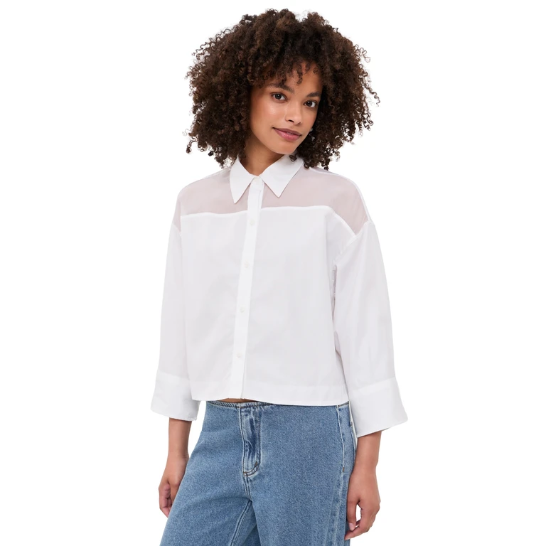 rag & bone Elly Shirt White XL