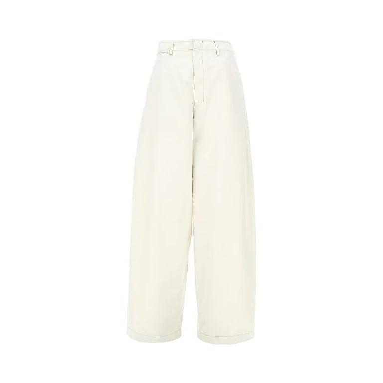 Pantaloni chino larghi in twill di cotone LEMAIRE donna taglia 36