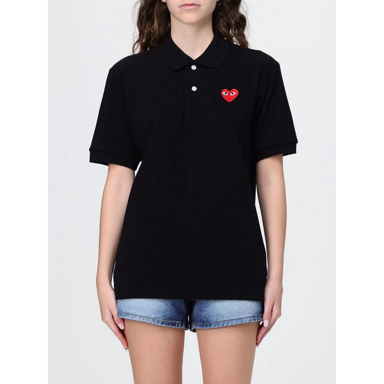 COMME DES GARÇONS Polo Shirt Woman color Black (AXT006D1)