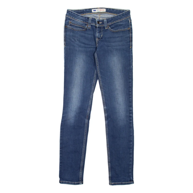 LEVI'S Womens Jeans Blue Slim Skinny Stone Wash W27 L30