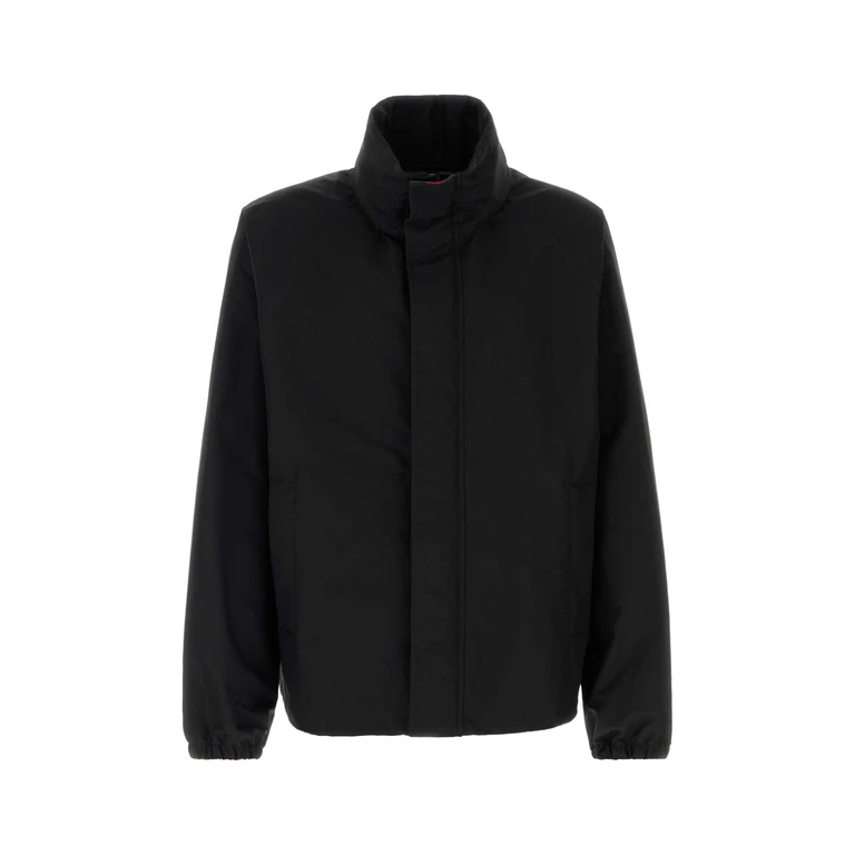 Gucci Black Cotton Jacket Exterior: Giubbini - Men