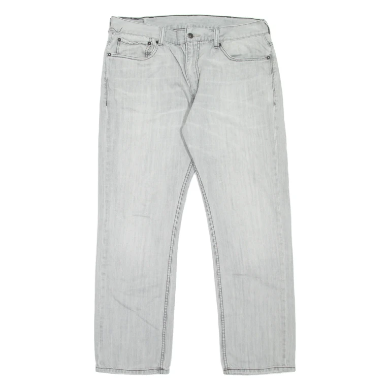 LEVI'S 511 Jeans Mens Grey Skinny Straight W38 L30