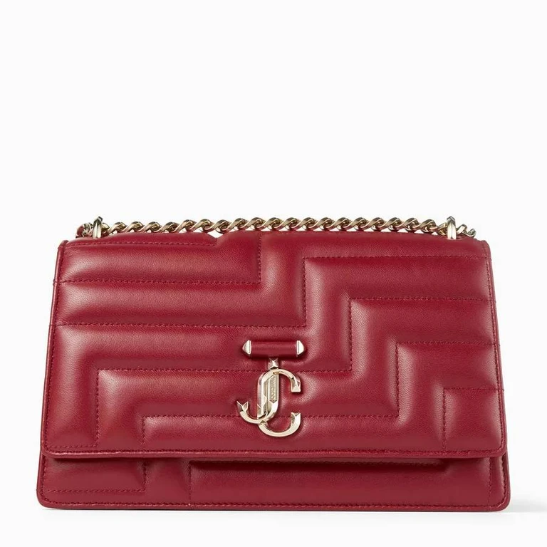 Avenue Shoulder In Cranberry / Light Gold