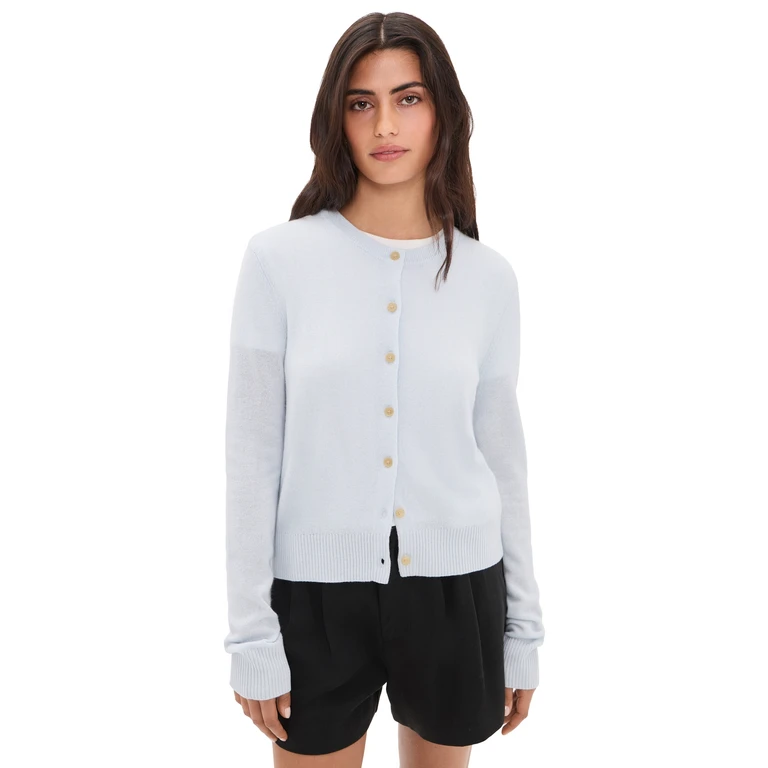 Jenni Kayne Flynn Cashmere Cardigan Baby Blue M