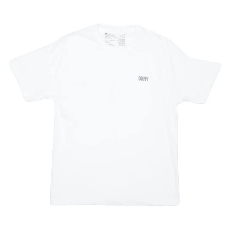 DKNY Mens T-Shirt White L