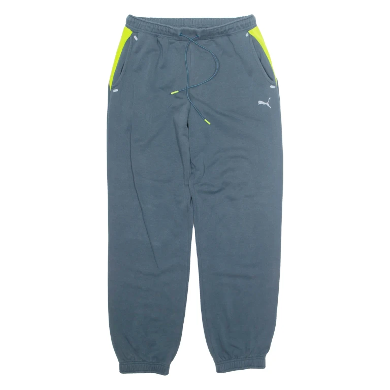 PUMA Mens Joggers Blue Tapered M W30 L30