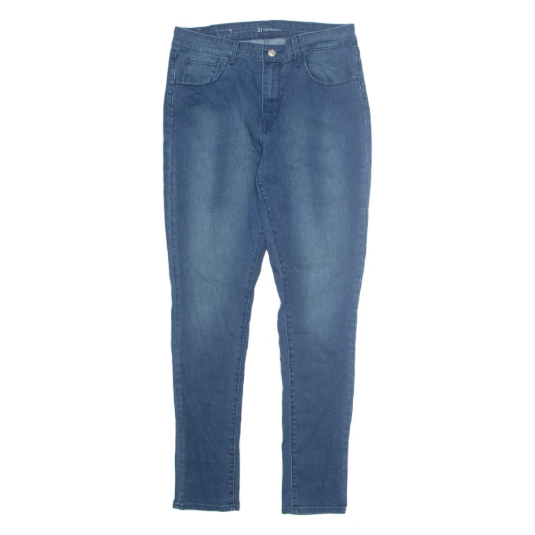 LEVI'S Womens Jeans Blue Regular Skinny Stone Wash W31 L32