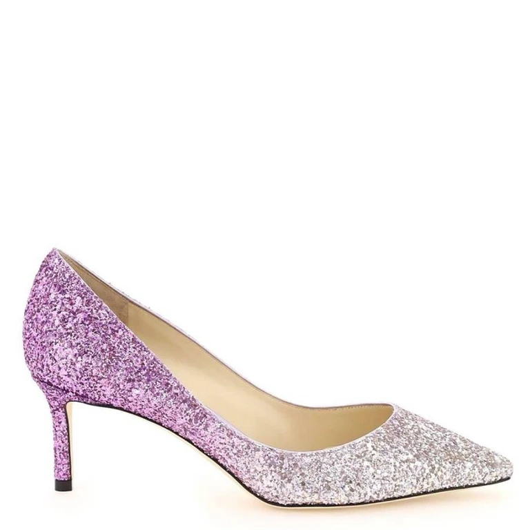 Romy 60 Glitter Pointy Toe Pumps