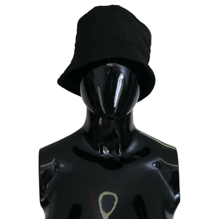 Dolce & Gabbana Black Nylon Women Bucket Cap Hat - Women