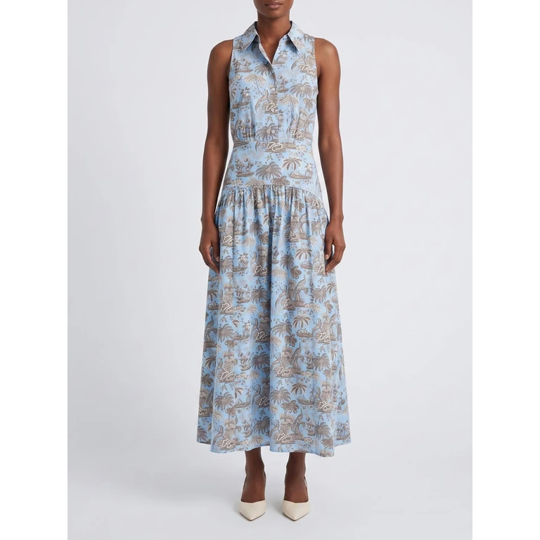 Dress Woman color Gnawed Blue (R26R2306SPSKTL)