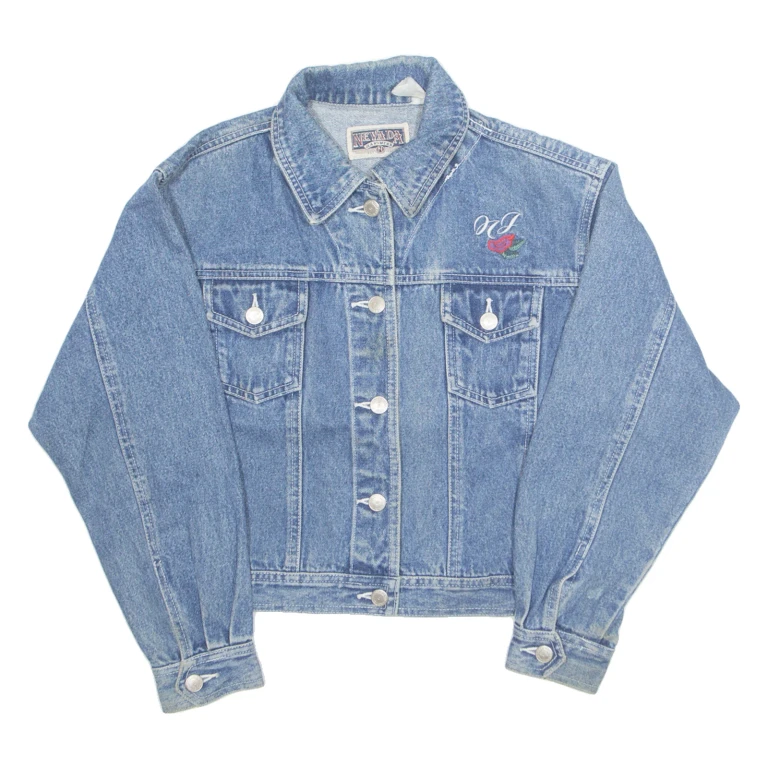 NEVADA Womens Denim Jacket Blue 90s M