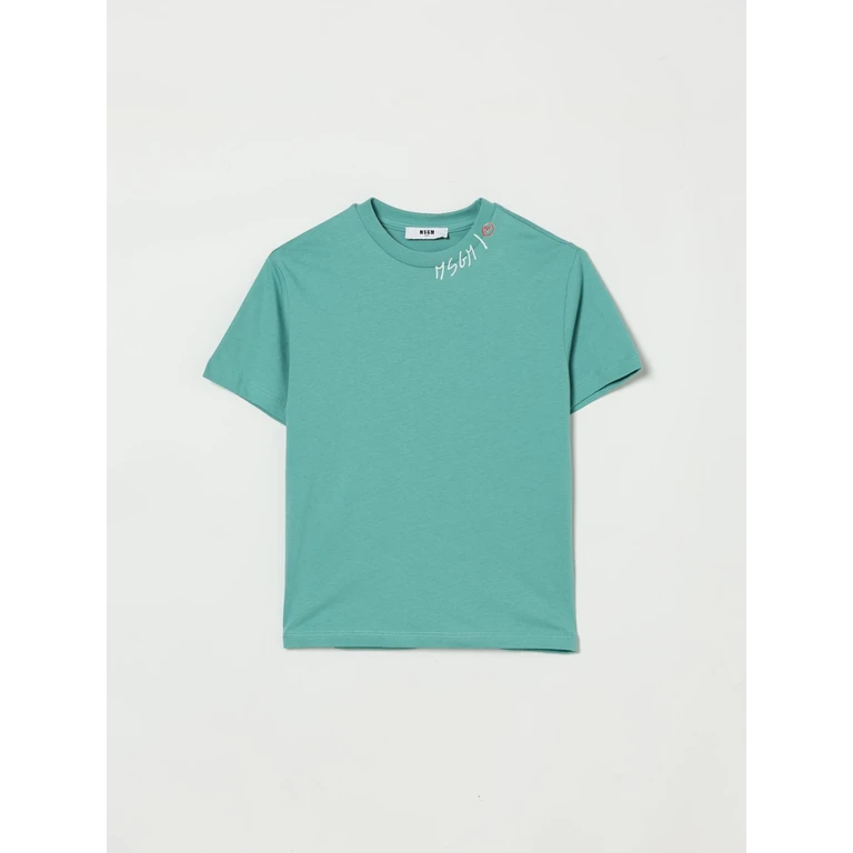 MSGM KIDS T-Shirt Kids color Green (S6MSJBTH240089)
